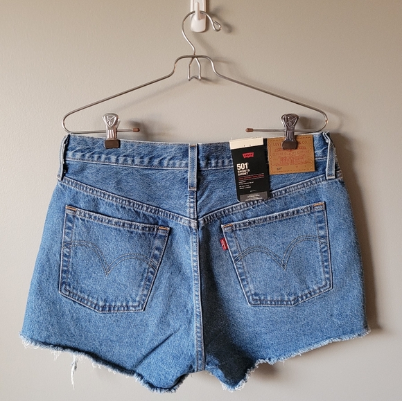 Levi's 501 denim cutoffs shorts - Picture 4 of 14